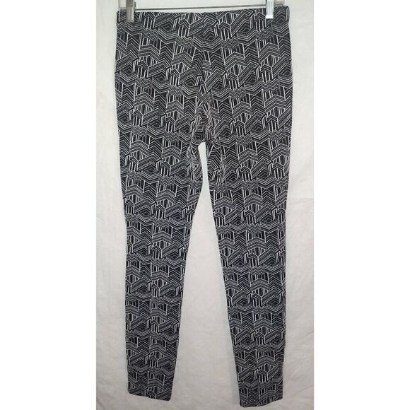 Clara Sun Woo black white geometric pants size Small Comfort waist - Picture 2 of 4